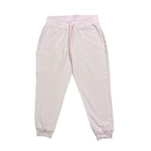 Mandala Light Pink Jogger Scrub Pants Equa-Tek Baby pink Women's Petite Large